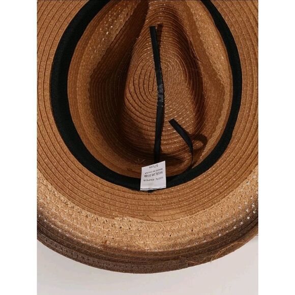 Chain & Tassel Decor Straw Hat